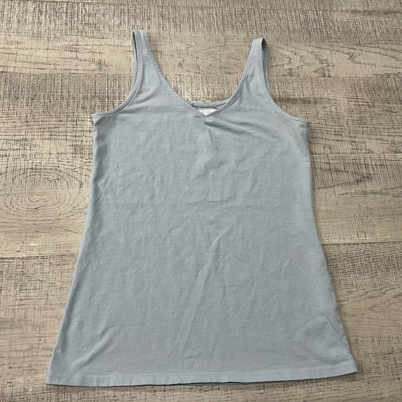 J. Jill Blue/Gray Perfectly Reversible Tank Top Size Small - Picture 2 of 8
